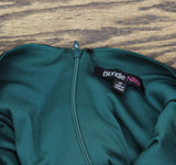 Blondie Nites Womens Juniors Satin Open-Back Halter Dress BC146 Hunter Green 17