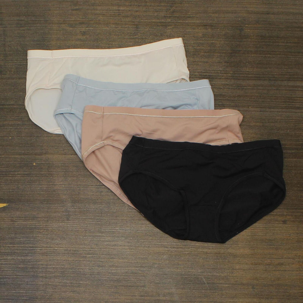 Hanes Premium 4pk Microfiber Basic Hipster Underwear Briefs Colors