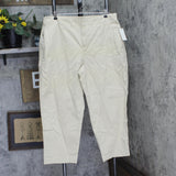 A New Day Womens High-Rise Straight Ankle Chino Pants 89476958 Tan Brown 17