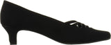 Easy Street Entice Squared Toe Pumps Women's Shoes ENTICE Black Suede 7.5M