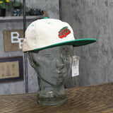 Monte's Fine Foods Tomato Vine Snapback Baseball Hat Khaki / Green