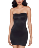 Miraclesuit Womens Firm Control Convertible Strapless Shaping Slip Black 2XL