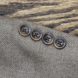 Oscar De La Renta Mens 100% Wool 3-Button Suit Jacket 166a1ced566fe4 Brown 41R