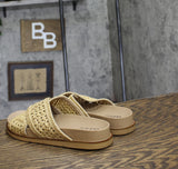 Earth Womens Flurry Flat Sandal ETFLURRY2 Medium Brown 9M