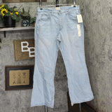 Universal Thread Womens High-Rise Flare Jeans 89510034 Light Wash Blue 14 Short