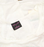Material Girl Juniors Active Graphic Twist-Back Tank Top White L