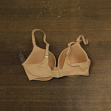 Auden Womens Luxe Stretch Comfort Wire Demi Bra 94266660 Pearl Tan Brown 34D