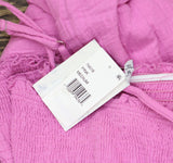 Raviya Womens Cotton Maxi Dress Cover-Up 76618 Pink M