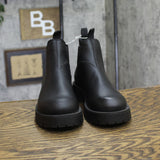 Universal Thread Womens Zora Boots Faux Leather Chelsea 94637403 Black 8M