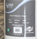 Sleep Philosophy Topper Moister Wicking Mattress Pad Highline White Full