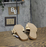 Universal Thread Womens Linda Raffia Buckle Slide Sandals 92611942 Tan Brown 7M