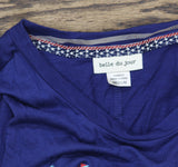 Self Esteem Juniors American Spirit Graphic Tank Topo Blue M