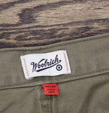 Woolrich X TGT Mid-Rise Straight Fit Cargo Twill Jeans Pants Olive Green 40x32