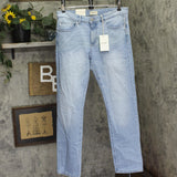 DL1961 Mens Russell Slim Straight Fit Denim Jeans Lt. Fjord Blue 34