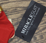 Miraclesuit Scoop Neck Underwire Tankini Top 6518826W Cayenne Red 16W