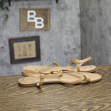 A New Day Womens Alexandra Ankle Strap Sandals 94944150 Sand Brown 10M