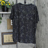 Id Ideology Men's Birdseye Printed Training T-Shirt 100130330MN Deep Black XXL