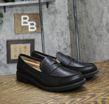 Sun + Stone Womens Kellenn Slip-On Penny Loafers 10018624100 Black 11M