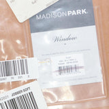 Madison Park Harper Sheer Curtain For Living Room Harper Orange 144" x 42"