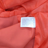 Black Rainn Womens Lined Open Front Cropped Blazer Jacket Coral Pink Red M