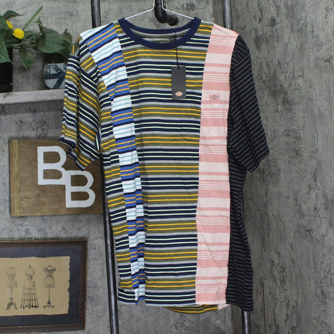 Dickies Womens Remanufactured Baggy Pocket Utility Tee Green Multi 3 XL