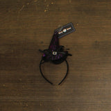 Halloween Spider Web Witch Hat Headband 94634433 Purple Black