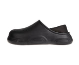 Foamwalk Mens EVA Faux Fur Lined Clogs 167cf8d2e8699f Black 10