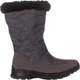 Easy Street Cuddle Winter Snow Boots with Faux Fur Lining CUDDL Black / Gray 8M