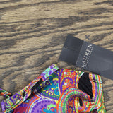 Lauren Ralph Lauren Paisley-Print U-Wire Bikini Top Bordado Paisley Black 8