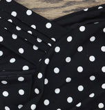 Rachel By Rachel Roy Harland Printed Halter Polka Dot Dress Black / White S