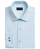Alfani Mens Slim Fit 4-Way Stretch Dress Shirt White Blue Stripe 15-15 1/2 34-35