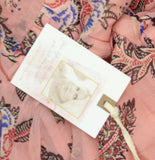 Jessica Simpson Paisley Tiered Midi Maternity Dress M9012368 Pink Multi XL