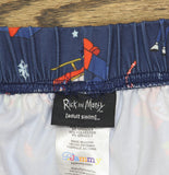 Intimo and Morty Mens Christmas Sleep Tossed Print Pajama Pants Blue Multi XL