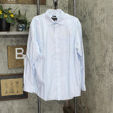 Jos A. Bank Reserve` No Wrinkles Traditional Fit Dress Shirt Blue 17 1/2 - 36