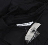 And Now This Womens Side Ties Button Up Shirt Poplin Ruched Dress Black XL