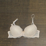 ZUZIFY Womens Push Up Lace Bra Light Pink 34A