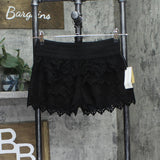 American Rag Juniors Tiered Laser-Cut Faux-Suede Shorts Black XS