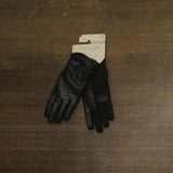 Isotoner Signature Womens Leather Gloves 557M1 Black L/XL