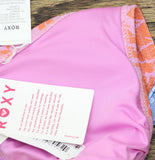 Roxy Womens Bralette Bikini Top Adjustable Swim 434002025 Purple Multi M