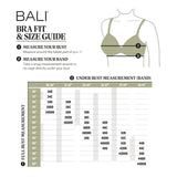 Bali Womens Coolest Smoothing Underwire Minimizer Bra DF4584 Almond Brown 40DD