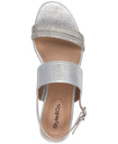 Style & Co. Womens Selbiee Slingback Dress Sandals 10019109300 Silver Gray 6.5M