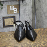 A New Day Samantha Slingback Heels 94462813 Black 8M