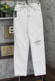 Wild Fable Womens High-Rise Button Fly Distressed Straight Jeans Blue gray 6