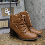 Journee Collection Women's Ruched Slouch Sequoia Boots SEQUOIA Brown 10M