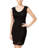 Jump Juniors Sleeveless Lace Bodycon Dress Black 5/6