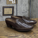 Rialto Womens Vintage Slip On Block Heel Loafer 1673eb695a6c0c Brown 6M