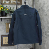 Redhead Mens Fleece Lined Microfiber Jacket 166f4b9b095655 Blue Gray L