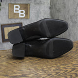 A New Day Womens Celaena Boots Block Heel Mesh 94568459 Black 8.5M