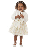Rare Editions Baby Girls Sherpa Cropped Jacket H868835 White 18 Months