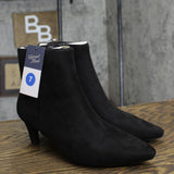 Universal Thread Taylor Kitten Heel Ankle Boots with Memory Foam Insole Black 7M